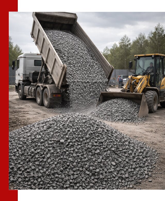 Доставка и продажа щебня гранитного в Шатуре