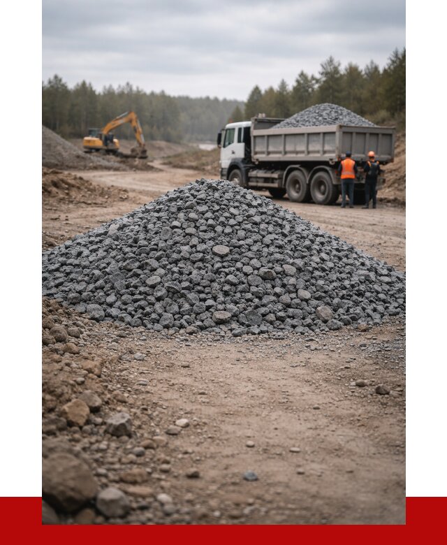 Щебень габбро диабаз фракция 40-70 в Шатуре от 2254 р-ПРОНЕРУДШтр