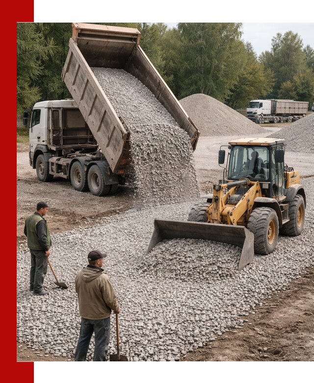 Купить гравийный щебень фракция 20-40 в Шатуре с доставкой