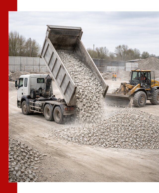 Доставка и продажа известнякового щебня в Шатуре