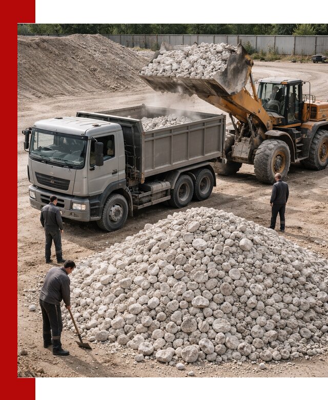 Известняковый щебень фракция 70–150 с доставкой в Шатуре