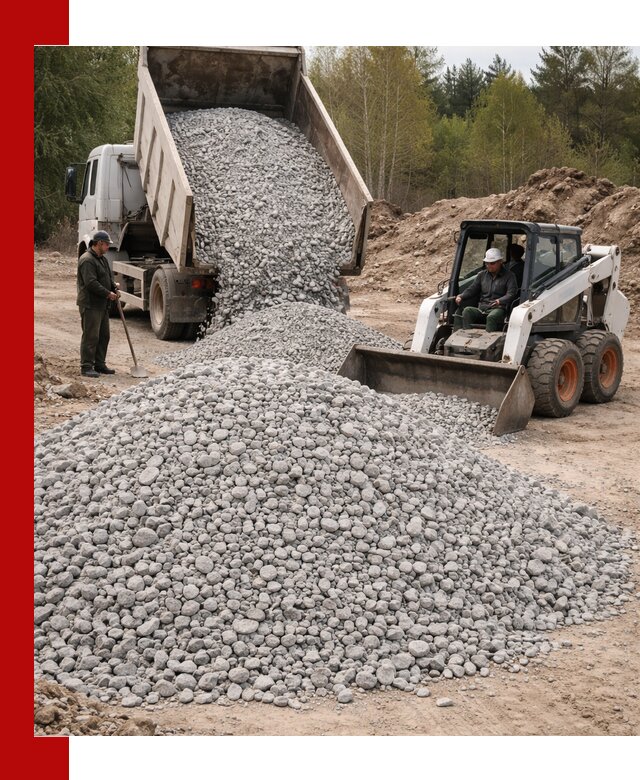 Доставка доломитового щебня в Шатуре напрямую от карьера