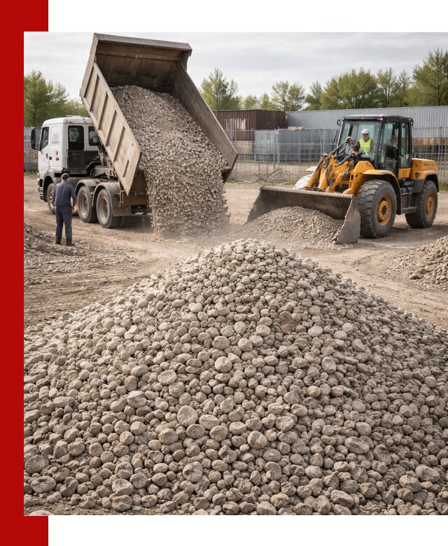 Доломитовый щебень фракции 20–41 с доставкой в Шатуре