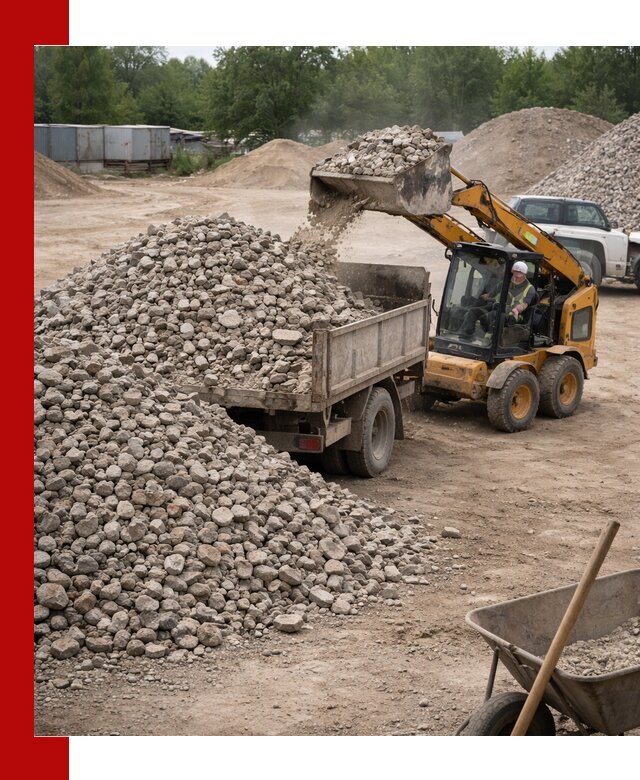 Доставка вторичного щебня в Шатуре для строительных работ