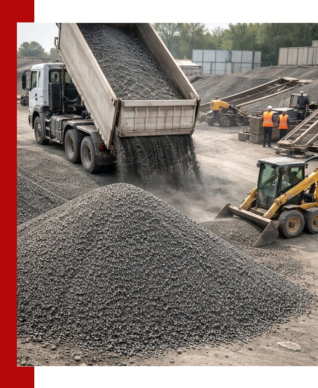Вторичный щебень фракция 0–5 с доставкой в Шатуре