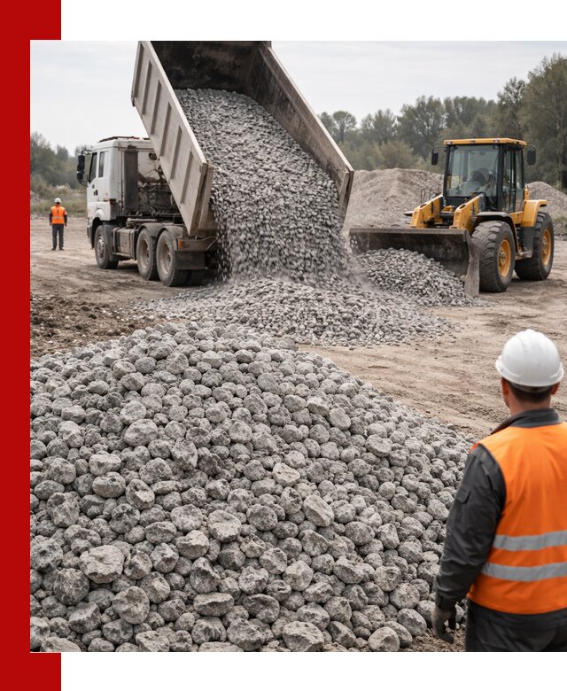 Доставка бетонного щебня фракции 20-40 в Шатуре