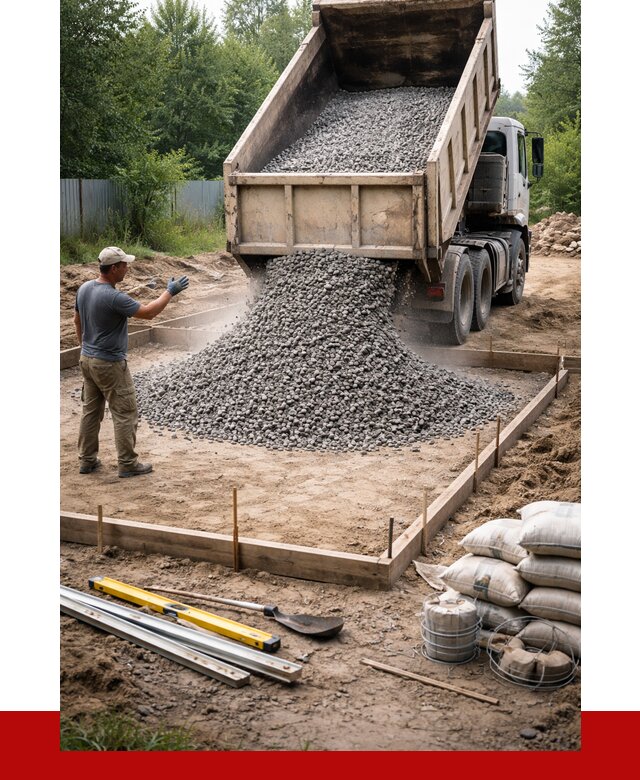 Купить щебень для фундамента в Шатуре от 4610 р. | ПРОНЕРУДШтр