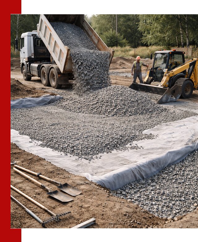 Щебень для фундамента с доставкой в Шатуре