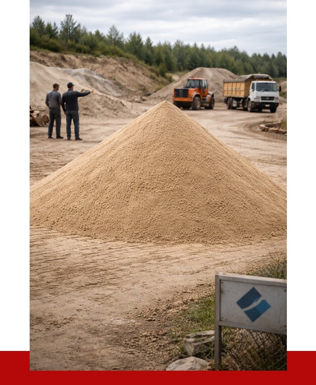 Карьерный песок навалом в Шатуре от 1844 р. | ПРОНЕРУДШтр