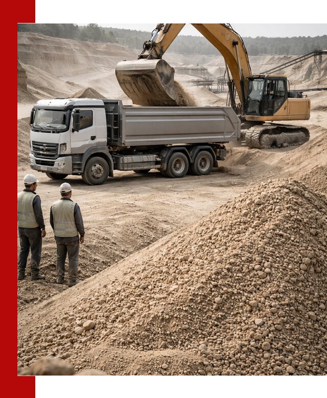 Карьерный крупнозернистый песок с доставкой в Шатуре