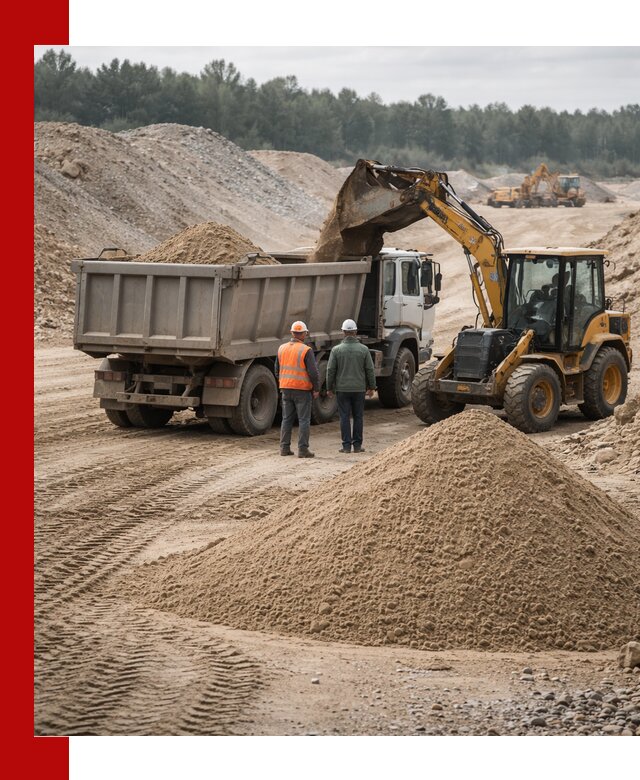 Карьерный среднезернистый песок с доставкой в Шатуре