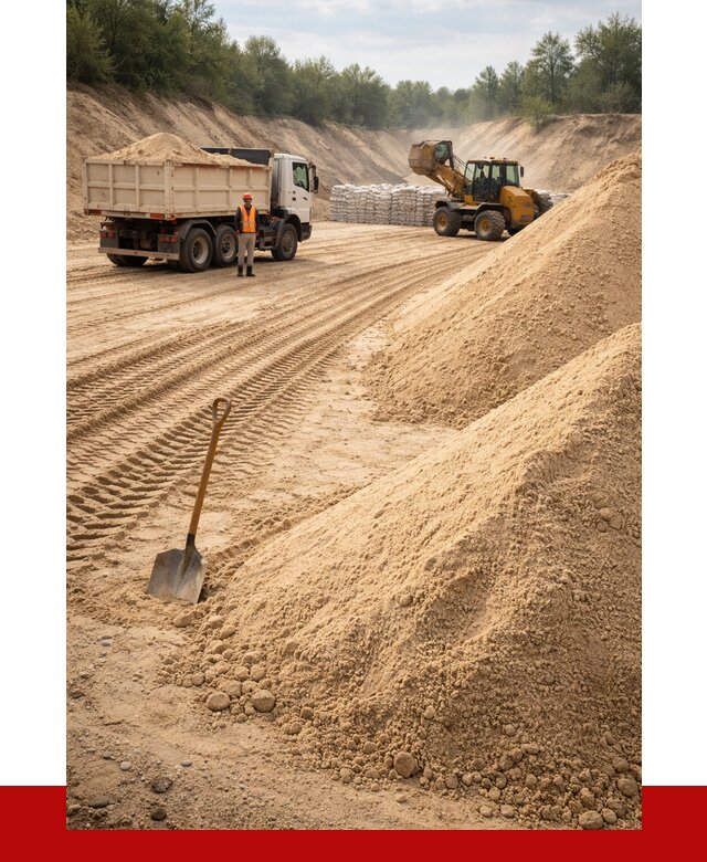 Карьерный песок мелкозернистый в Шатуре от 9220 р. | ПРОНЕРУДШтр