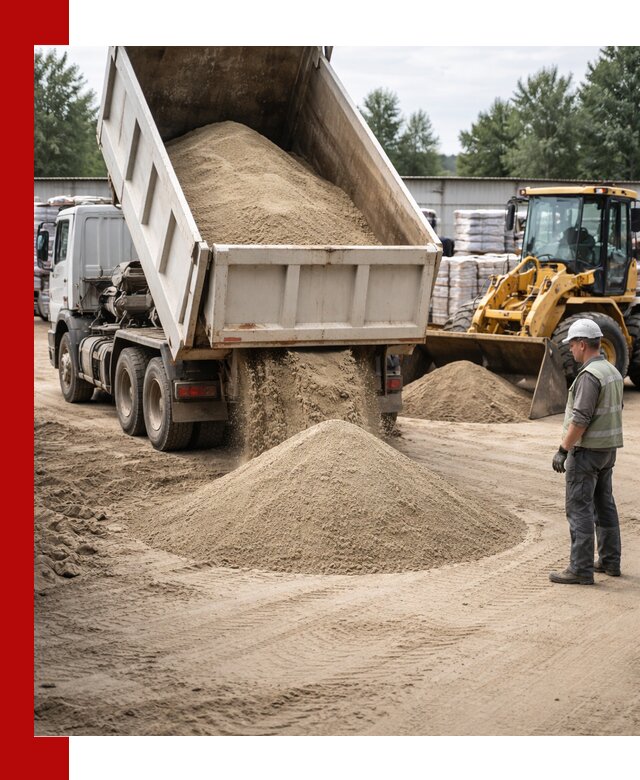 Поставка и доставка песка для бетона в Шатуре