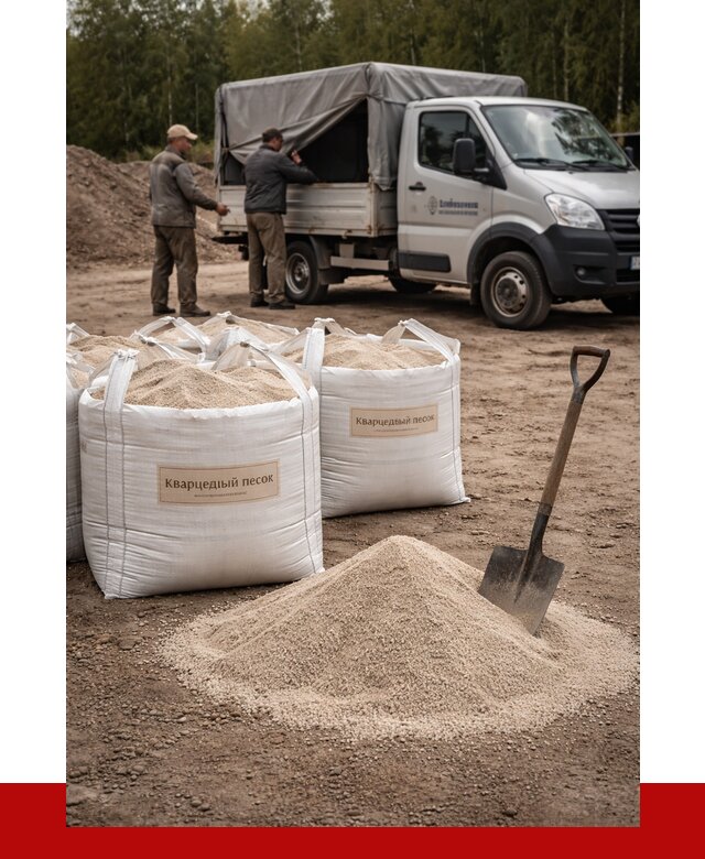 Кварцевый песок для пескоструя в Шатуре от 4610 р. | ПРОНЕРУДШтр
