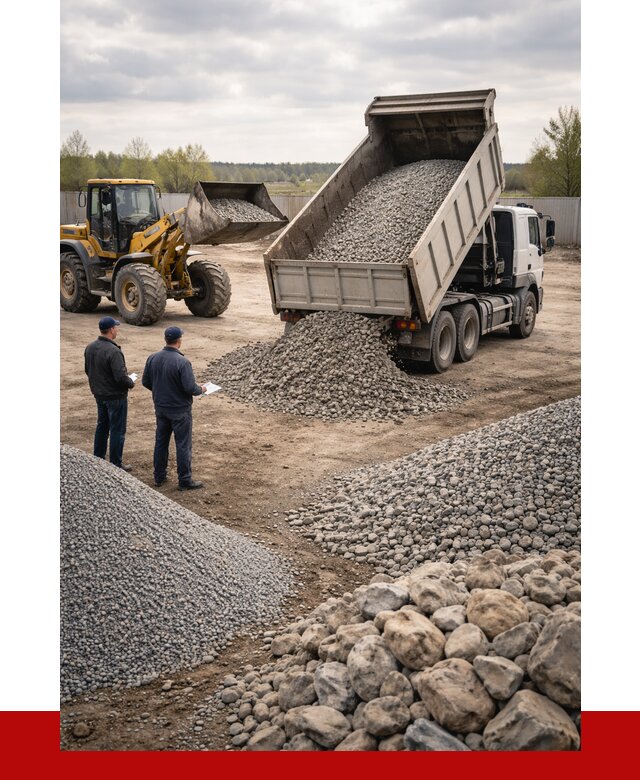 Гравий и камень с доставкой в Шатуре от 4302 р. - ПРОНЕРУДШтр