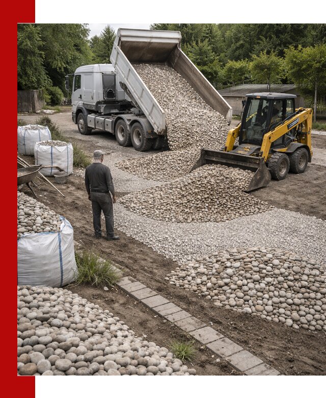 Доставка морской гальки оптом и в розницу в Шатуре