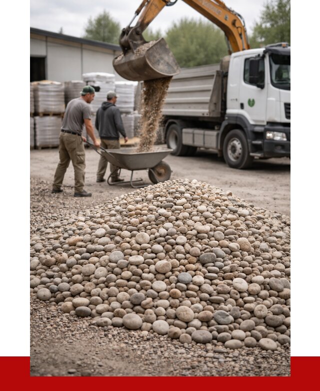 Галька декоративная в Шатуре от 3278 р. за куб | ПРОНЕРУДШтр