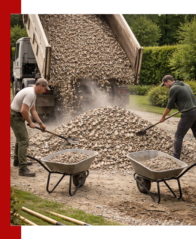 Доставка и продажа декоративной гальки в Шатуре