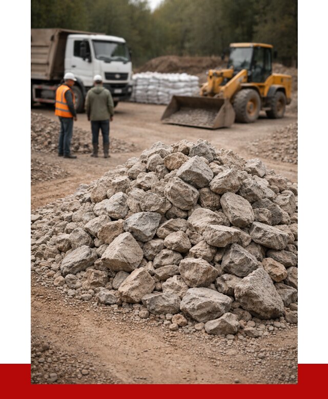 Купить бутовый камень с доставкой в Шатуре от 2356 р. | ПРОНЕРУДШтр