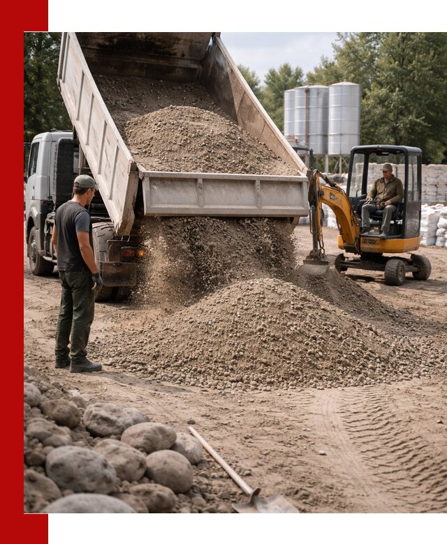 Доставка ПГС С3 в Шатуре самосвалами и миксерами