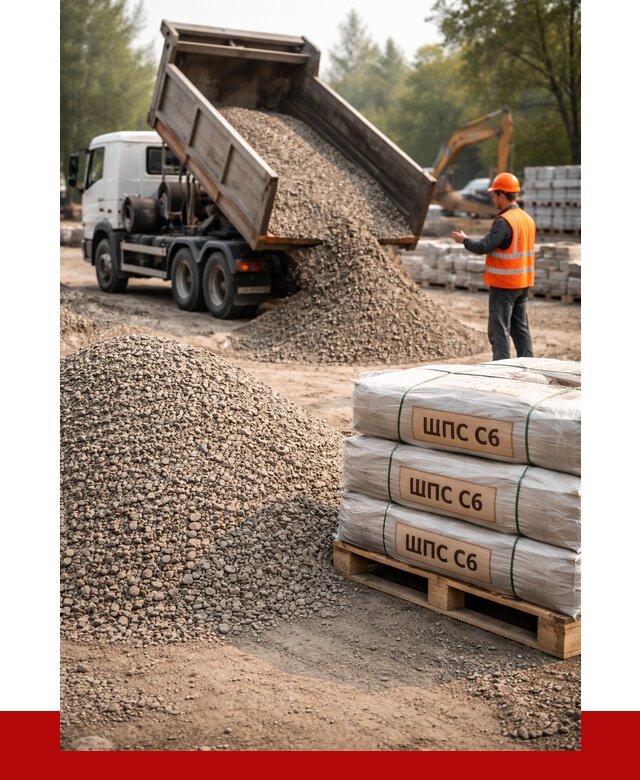 ЩПС С6 в Шатуре с доставкой от 2254 р. за куб | ПРОНЕРУДШтр
