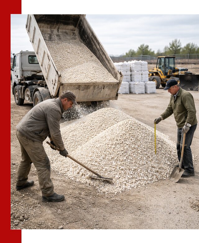 Мраморная крошка с доставкой и разгрузкой в Шатуре