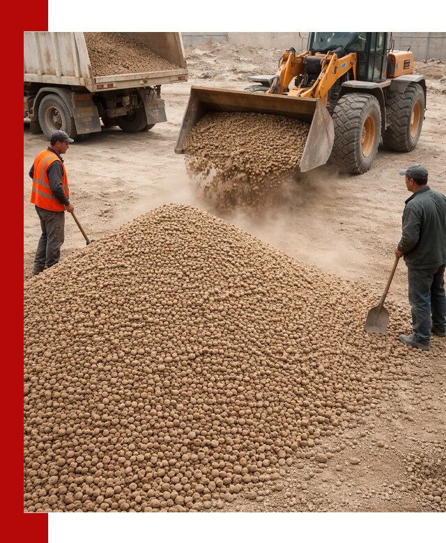 Керамзит фракция 10-20 с доставкой в Шатуре