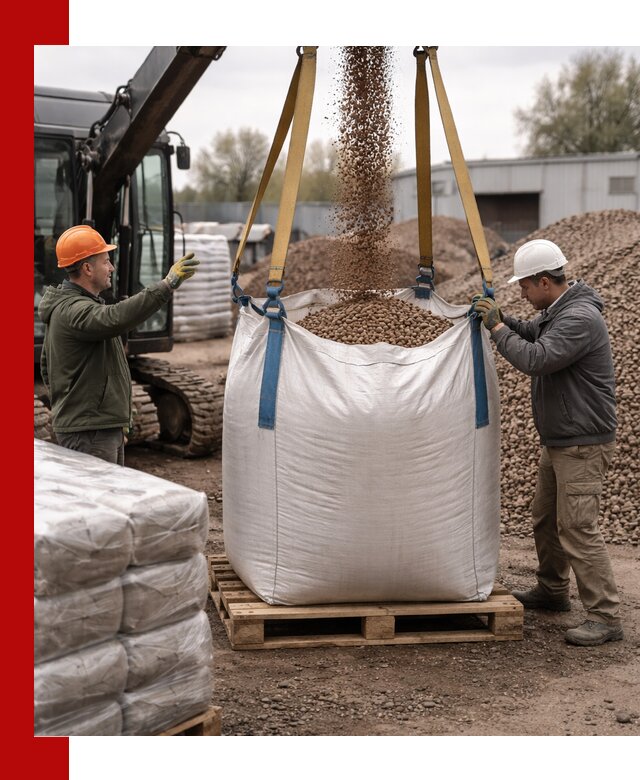 Керамзит в биг-бегах с доставкой в Шатуре