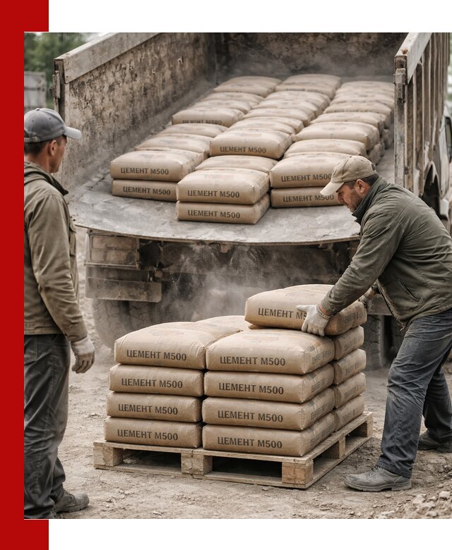 Цемент М500 с доставкой самосвалом в Шатуре