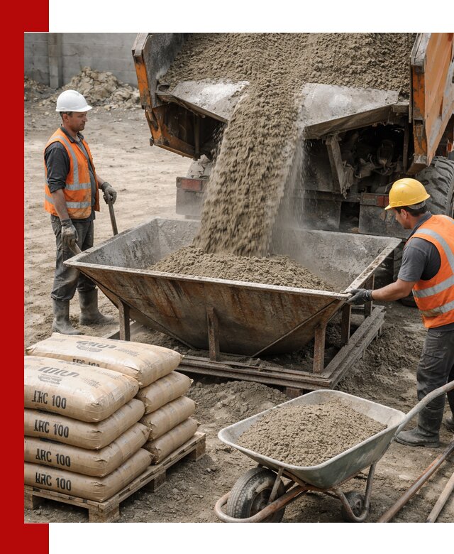 Доставка цементно-песчаной смеси М100 в Шатуре