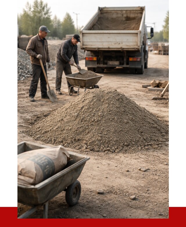 Цементно-песчаная смесь М150 в Шатуре от 4815 р. | ПРОНЕРУДШтр