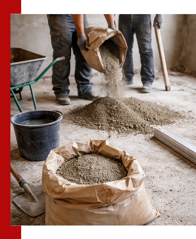 Доставка сухой смеси для стяжки в Шатуре