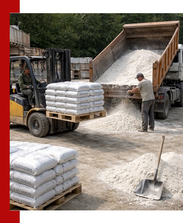 Доставка строительной извести оптом и в розницу в Шатуре