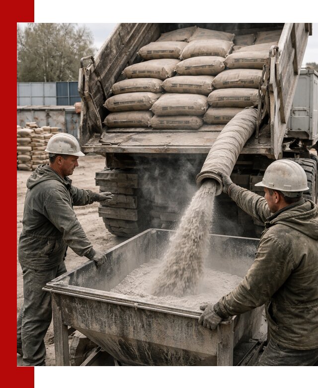 Доставка цемента М400 в Шатуре оптом и в розницу