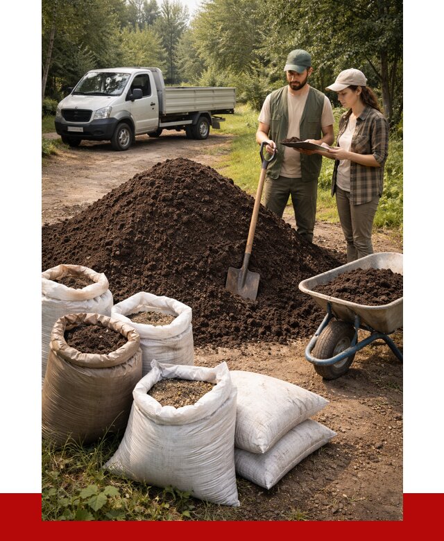 Купить грунт с доставкой в Шатуре от 4610 р. за м3 | ПРОНЕРУДШтр