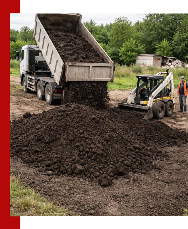 Поставка плодородной земли с доставкой самосвалом в Шатуре