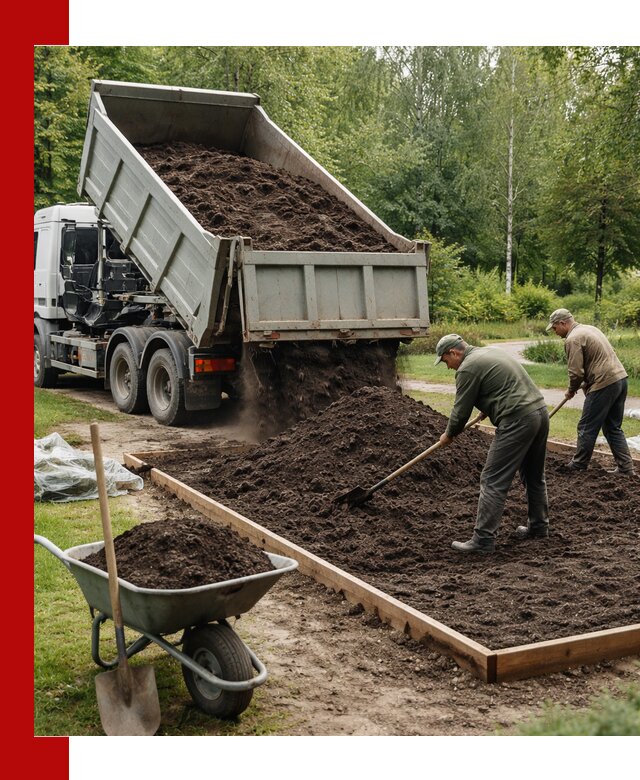 Доставка грунта для озеленения и благоустройства в Шатуре