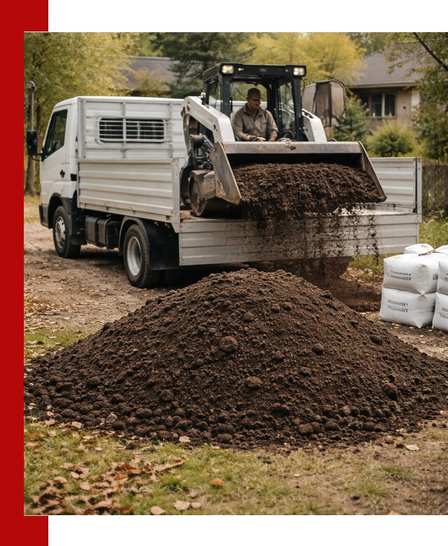 Доставка садовой земли в больших объёмах в Шатуре