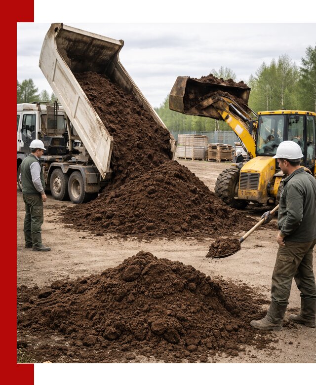 Доставка торфа оптом и в мешках в Шатуре