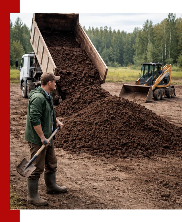 Купить верховой торф с доставкой в Шатуре для садоводства и растений