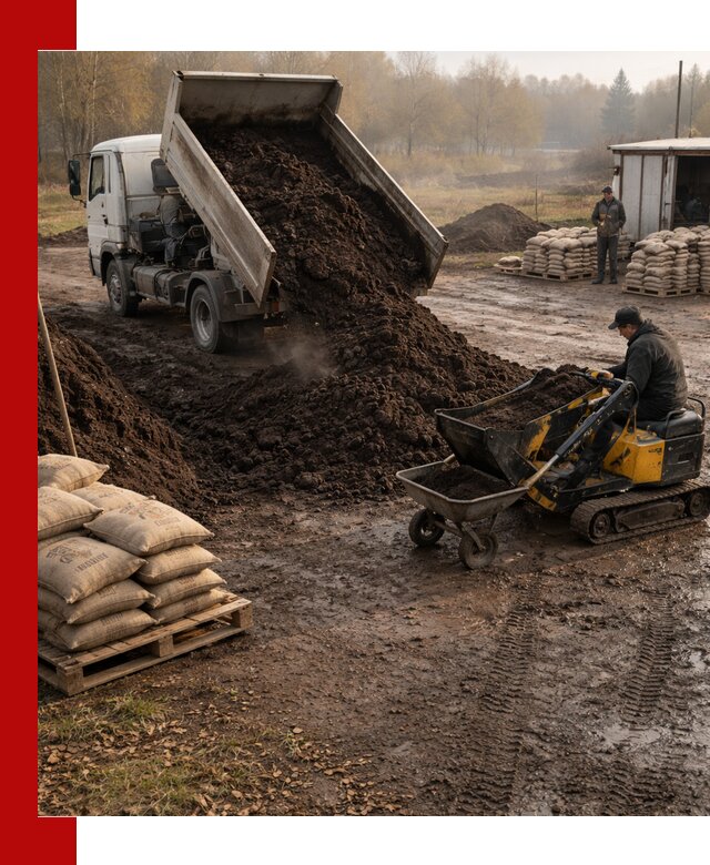 Кислый торф в доставке по выгодным ценам в Шатуре