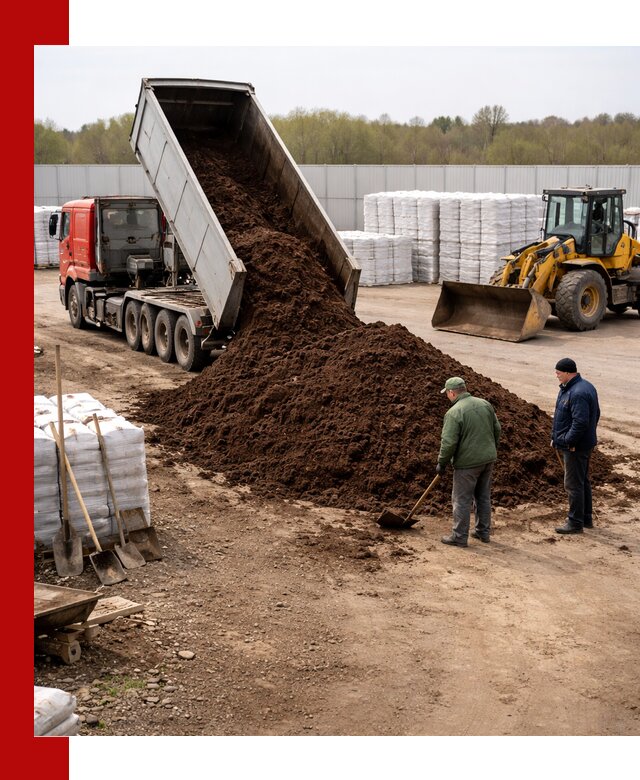 Доставка торфяных смесей оптом и в розницу в Шатуре
