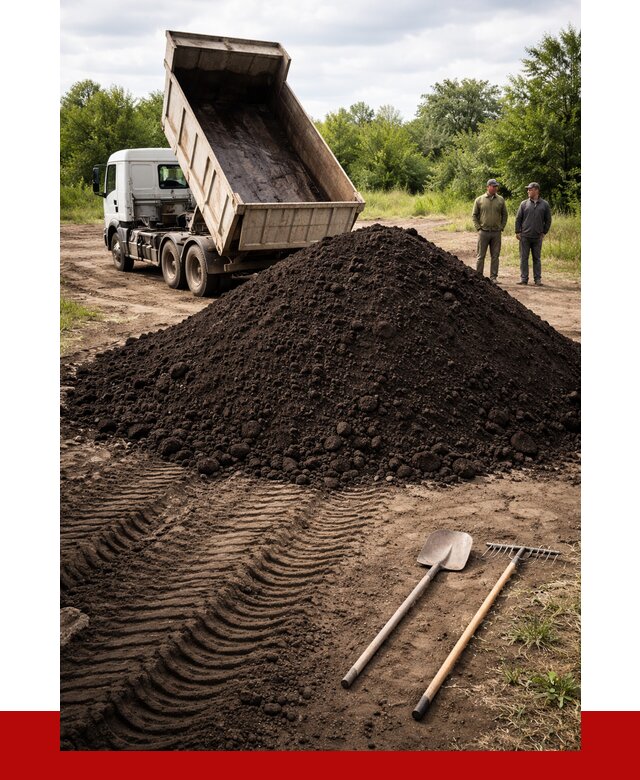 Купить чернозем навалом в Шатуре от 1229 р. за куб | ПРОНЕРУДШтр