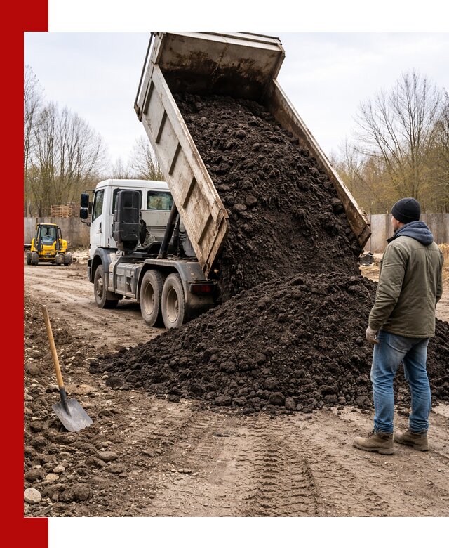 Доставка чернозема навалом в Шатуре быстро и выгодно