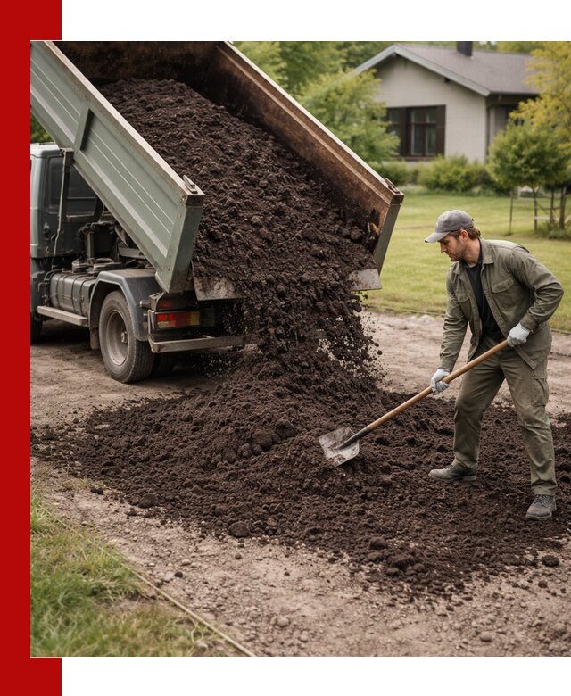 Чернозем для газона с доставкой в Шатуре быстро и качественно