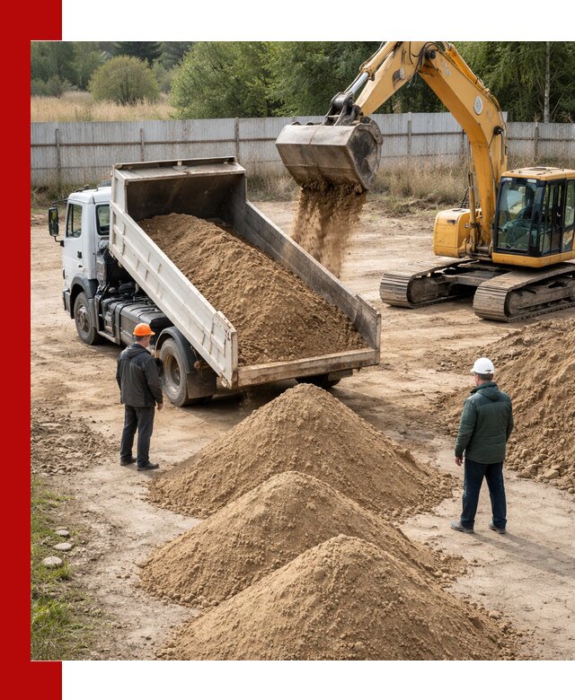 Доставка супеси вагонными и автопартиями в Шатуре