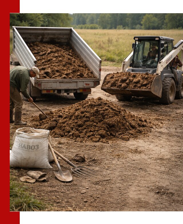 Доставка конского навоза в Шатуре с разгрузкой и доставкой на объект