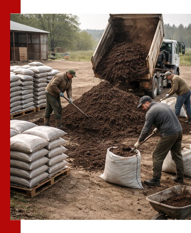 Доставка компоста оптом и в розницу в Шатуре
