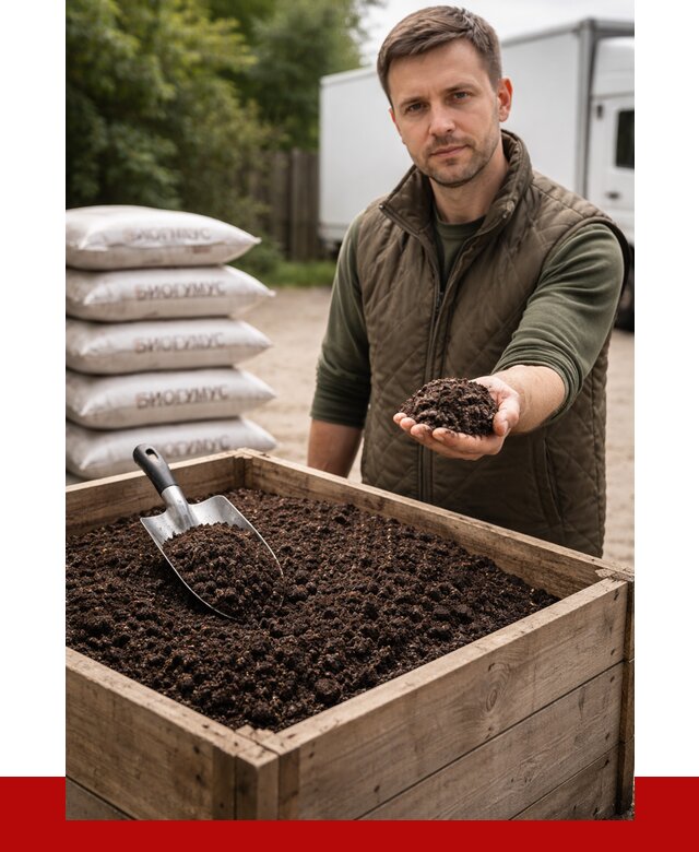 Купить биогумус в Шатуре с доставкой от 8707 р. за куб | ПРОНЕРУДШтр