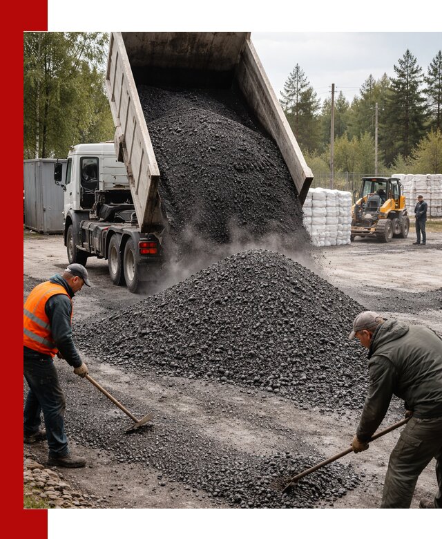 Доставка и продажа асфальтного гранулята в Шатуре